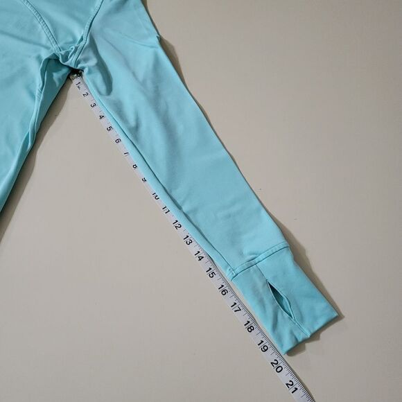 Under Armour Women's ColdGear Fitted Aqua Hooded Long Sleeve Top - Picture 6 of 14